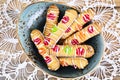 Delicious Sweet Cookies with Jujube Royalty Free Stock Photo