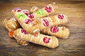 Delicious Sweet Cookies with Jujube Royalty Free Stock Photo