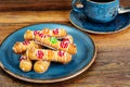 Delicious Sweet Cookies with Jujube Royalty Free Stock Photo