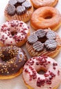 Delicious and sweet donuts Royalty Free Stock Photo