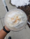 Delicious and Sweet Smoked Butterscotch Frappuccino