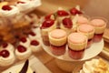 Delicious sweets at candy bar Royalty Free Stock Photo