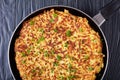 Delicious swiss rosti in a pan