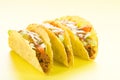 Delicious taco, mexican food