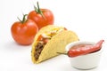Delicious taco, mexican food Royalty Free Stock Photo