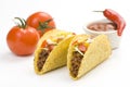 Delicious taco, mexican food Royalty Free Stock Photo