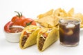 Delicious taco, mexican food Royalty Free Stock Photo