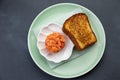 Delicious tartar in an Italian restaurant