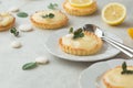 delicious tartelette with lemon curd, delicious tartelette with lemon curd