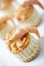 Canape of Prawn and Thousand Island Dressing