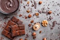 Delicious and tasty chocolate background