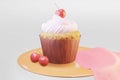 Delicious tasty Cupcakes with cherry