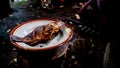 delicious and tasty fried tilapia Royalty Free Stock Photo