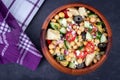 Delicious tasty Mediterranean Chickpea Salad