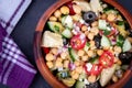 Delicious tasty Mediterranean Chickpea Salad