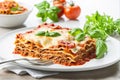 A delicious and tempting Italian Bolognese Thousand Flute