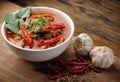 Delicious Thai panang curry