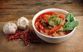 Delicious Thai panang curry Royalty Free Stock Photo