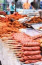 Delicious thai street food on a local market in Thailand Royalty Free Stock Photo