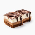 Delicious Tiramisu Brownies - Real Photo 8k