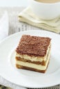 Delicious tiramisu dessert Royalty Free Stock Photo