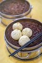 Delicious traditional chinese Baozi buns Royalty Free Stock Photo