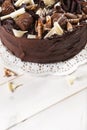 Delicious triple chocolate cake