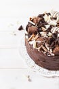 Delicious triple chocolate cake