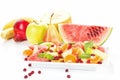 Delicious tropical fruit salad. Royalty Free Stock Photo