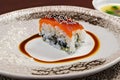 Delicious Tuna Sushi On A Plate Generative AI