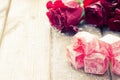 Delicious Turkish Delight with rose flower Royalty Free Stock Photo