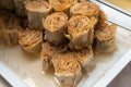 Delicious Turkish Dessert Rolled Baklava