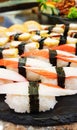 Sushi buffet Royalty Free Stock Photo