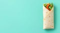 A Delicious Veggie Wrap Royalty Free Stock Photo