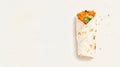 A Delicious Veggie Wrap Royalty Free Stock Photo