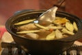 Delicious and warm Minghe Mushroom Chicken Soup