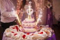 Delicious wedding cake Royalty Free Stock Photo