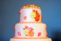 Delicious wedding cake Royalty Free Stock Photo