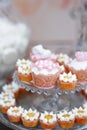 Delicious wedding cupcakes Royalty Free Stock Photo