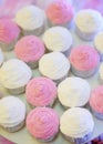 Delicious wedding's cupcakes Royalty Free Stock Photo