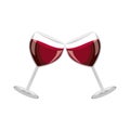 Delicious wine cup drink