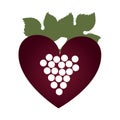 Delicious wine grape icon