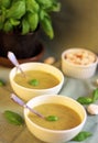 The Zucchini soup with turmeric