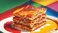 Deliciously Layered Lasagna A Visual Feast.AI Generated