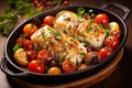Deliciously seasoned pan roasted fish mouthwatering seafood delicacy with exquisite flavors