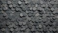 Slate Gray HexaStyle: Contemporary Pattern Delight. AI Generate Royalty Free Stock Photo