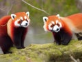 Adorable Red Pandas: Charming Artwork Celebrating Nature\'s Delights
