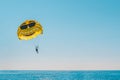 Delight of people from parasailing flight - incredible impressions of the freedom of soaring