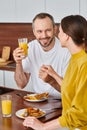 delighted child-free couple holding hands Royalty Free Stock Photo