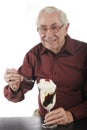 Delighted with Sundae Royalty Free Stock Photo